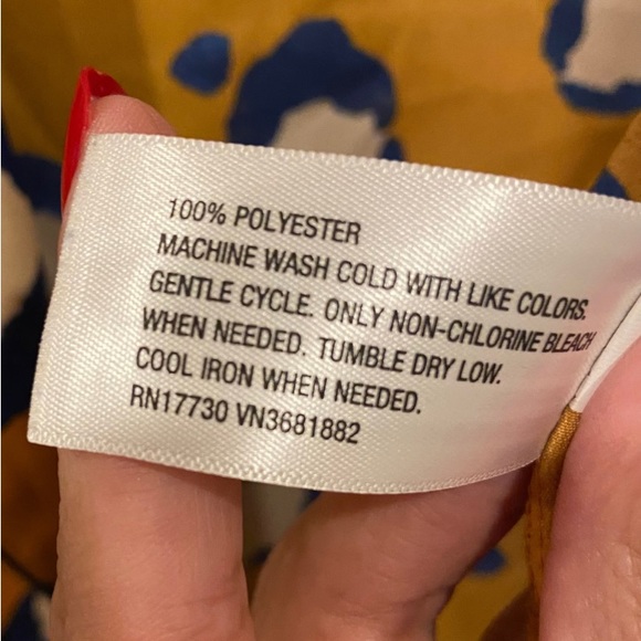 3.1 PHILIP LIM x Target Double Breasted Blazer Orange w/ Blue Leopard Print - Picture 14 of 16